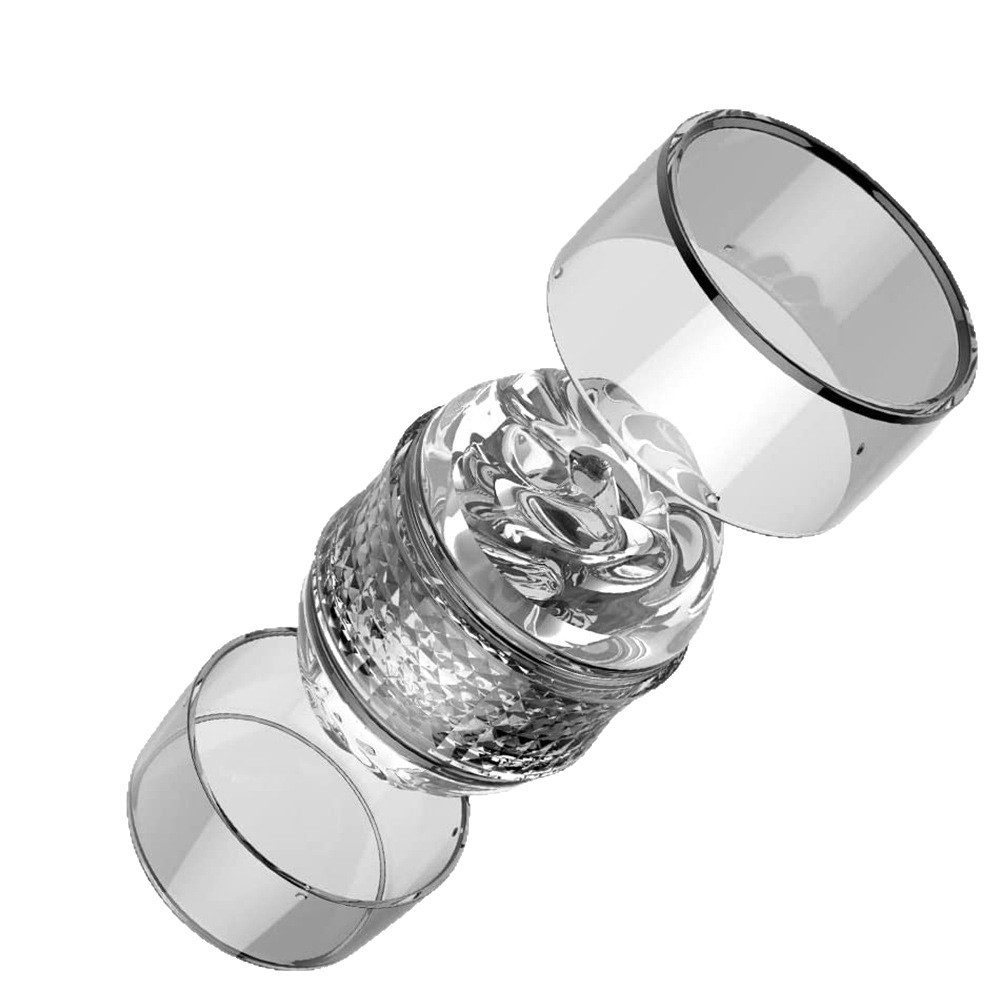 Crystal Masturbator in Silicone & ABS