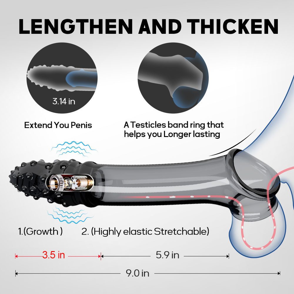 Penis Sleeve – Skin Color or Crystal