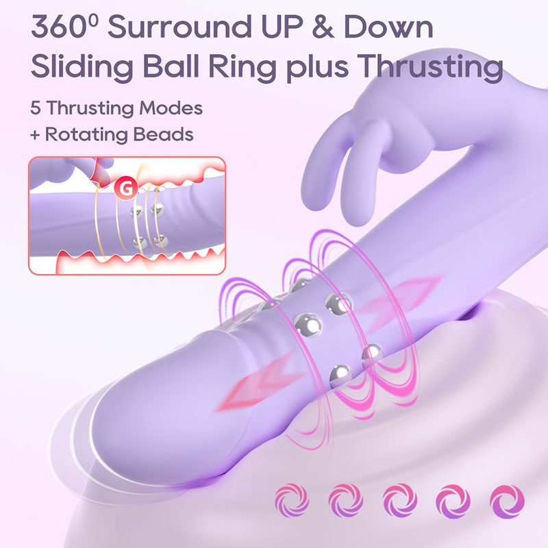 Telescopic G-spot Vibrator – Purple
