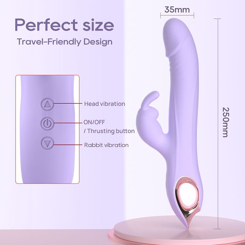 Telescopic G-spot Vibrator – Purple