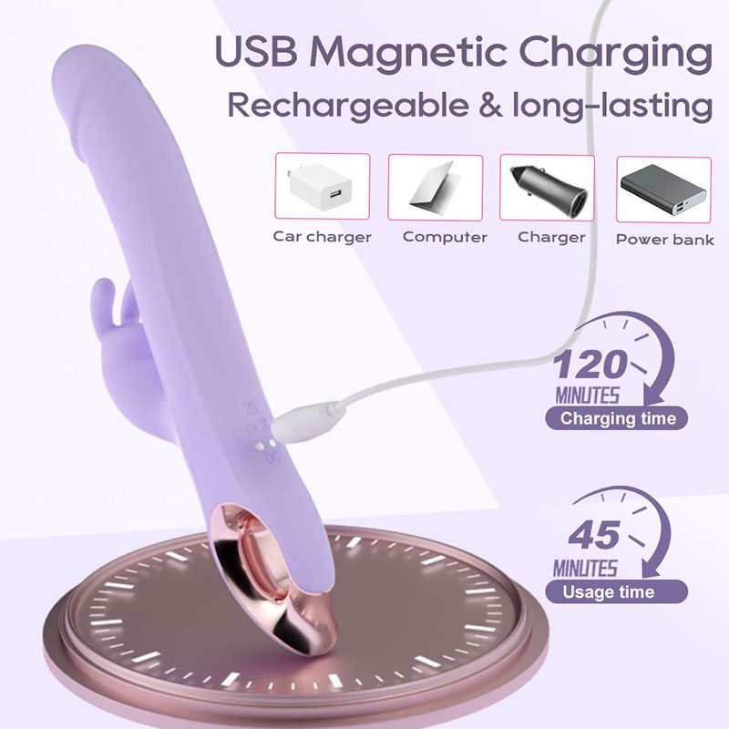 Telescopic G-spot Vibrator – Purple