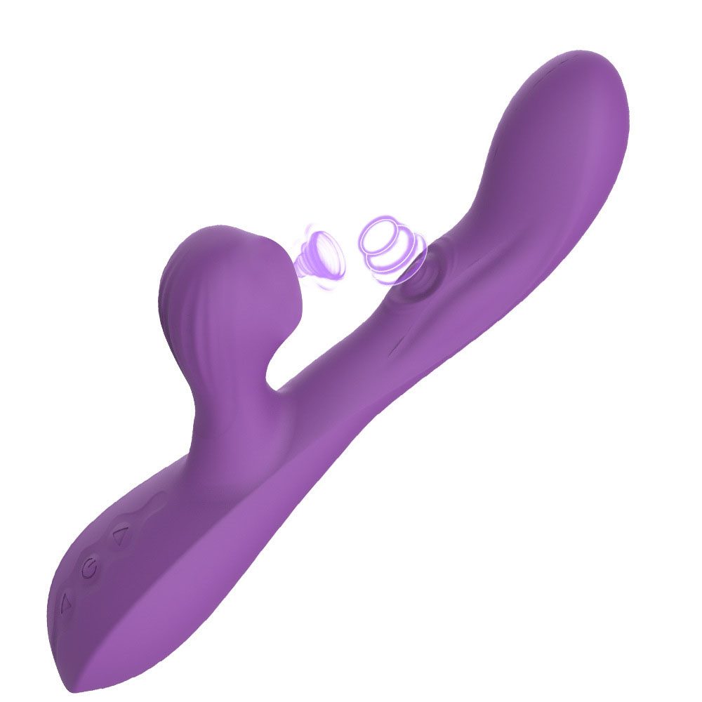 Vibrador conejo con ventosa (23 × 3.6 cm)