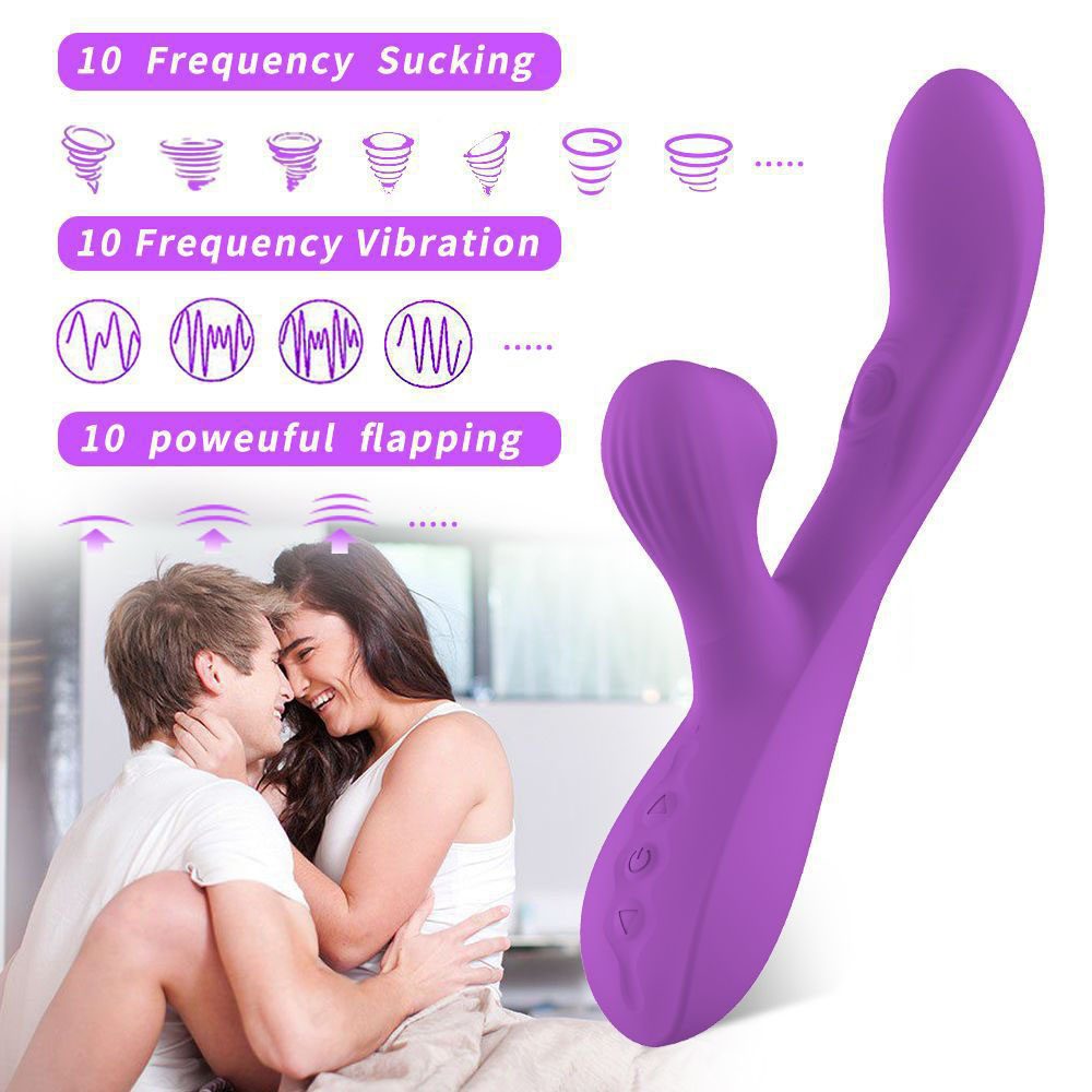 Suction Rabbit Vibrator (23 × 3.6 cm)