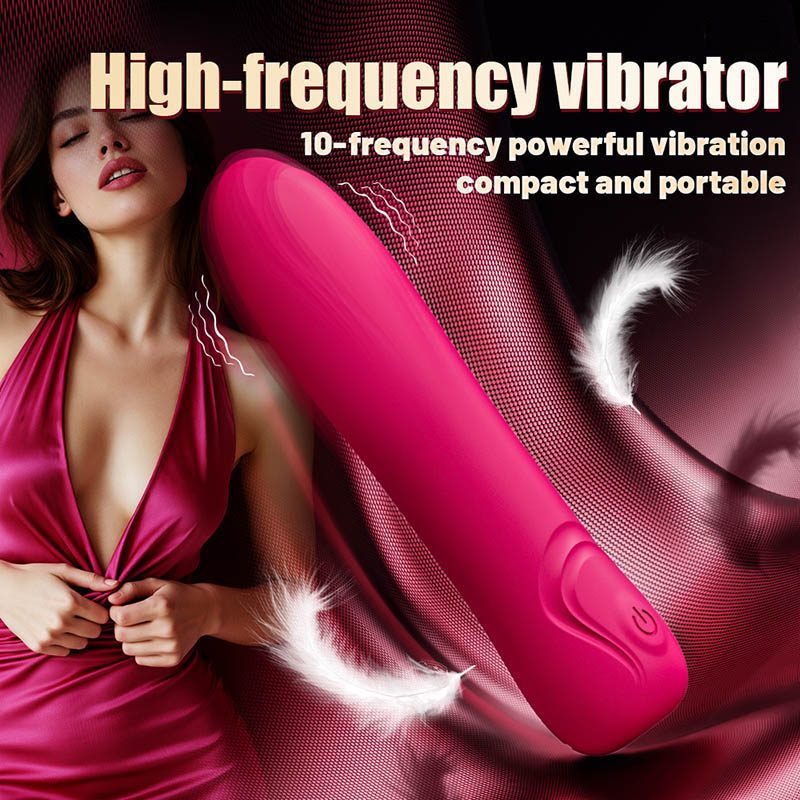 Mini Bullet Vibrator in Silicone & ABS