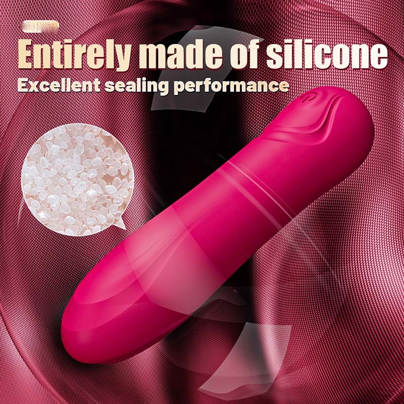 Mini Bullet Vibrator in Silicone & ABS