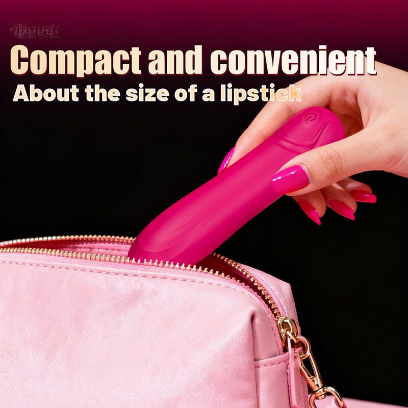 Mini Bullet Vibrator in Silicone & ABS