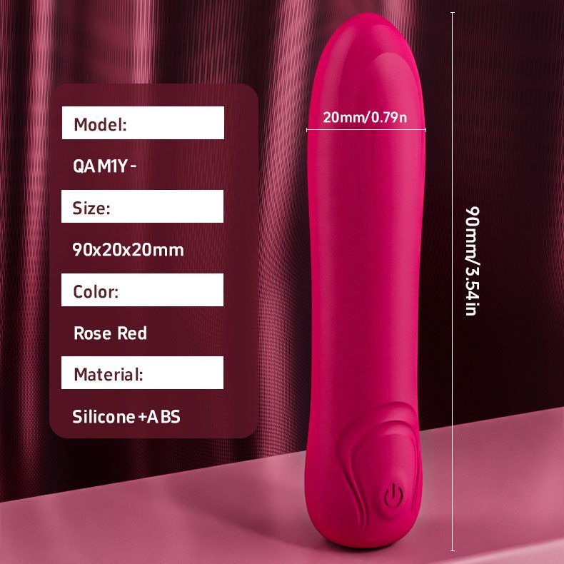 Mini Bullet Vibrator in Silicone & ABS