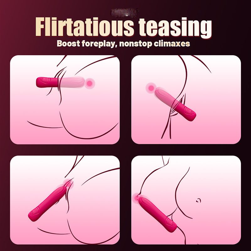Mini Bullet Vibrator in Silicone & ABS