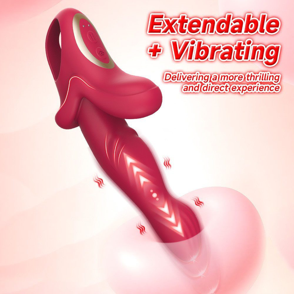 Telescopic G-spot Vibrator – Red