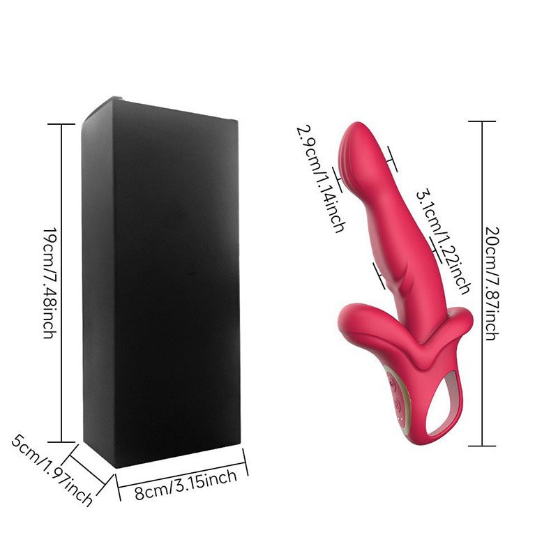 Telescopic G-spot Vibrator – Red