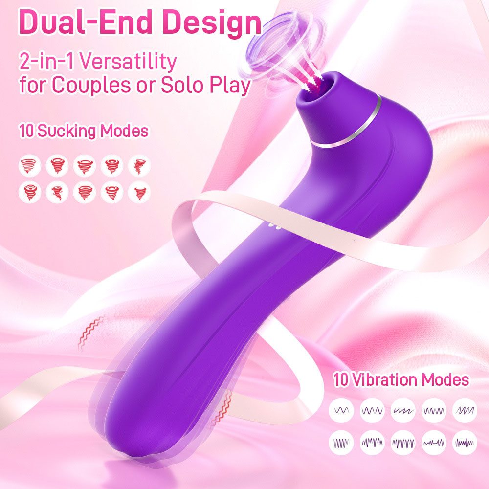 Suction Vibrator (4 × 19 cm)