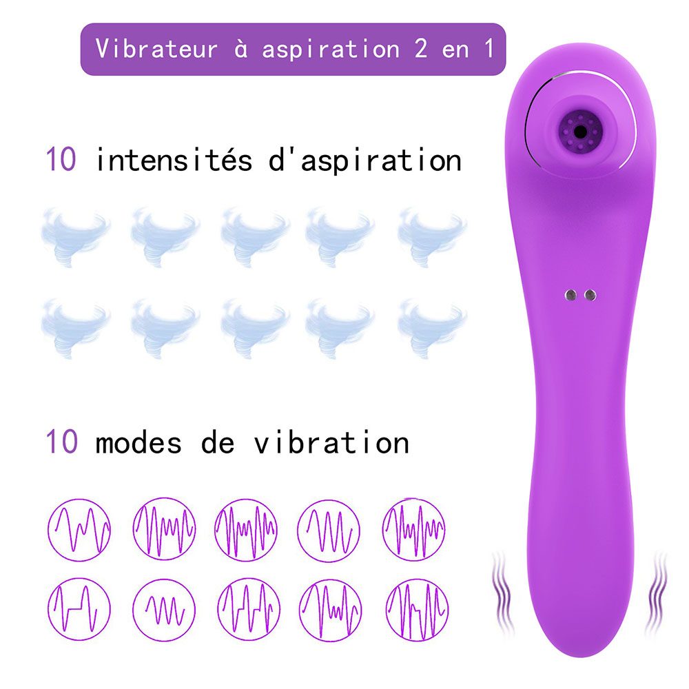 Suction Vibrator (4 × 19 cm)
