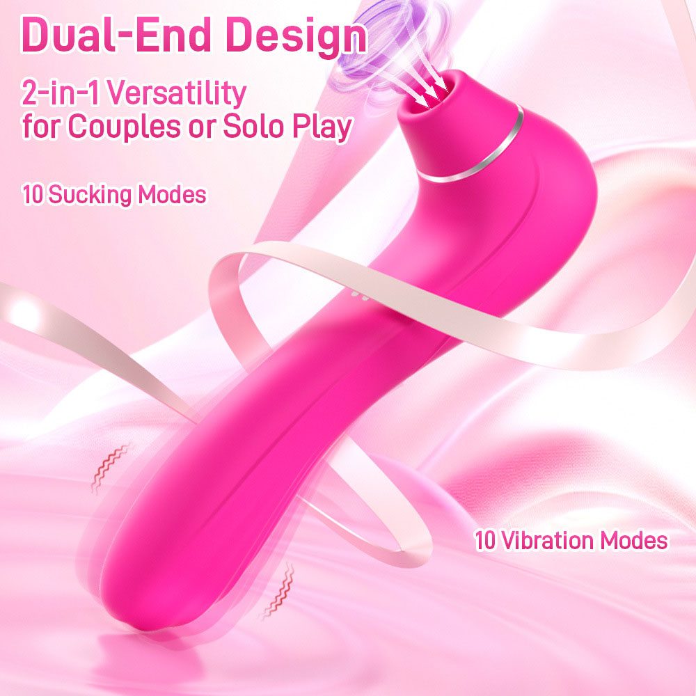 Suction Vibrator (4 × 19 cm)