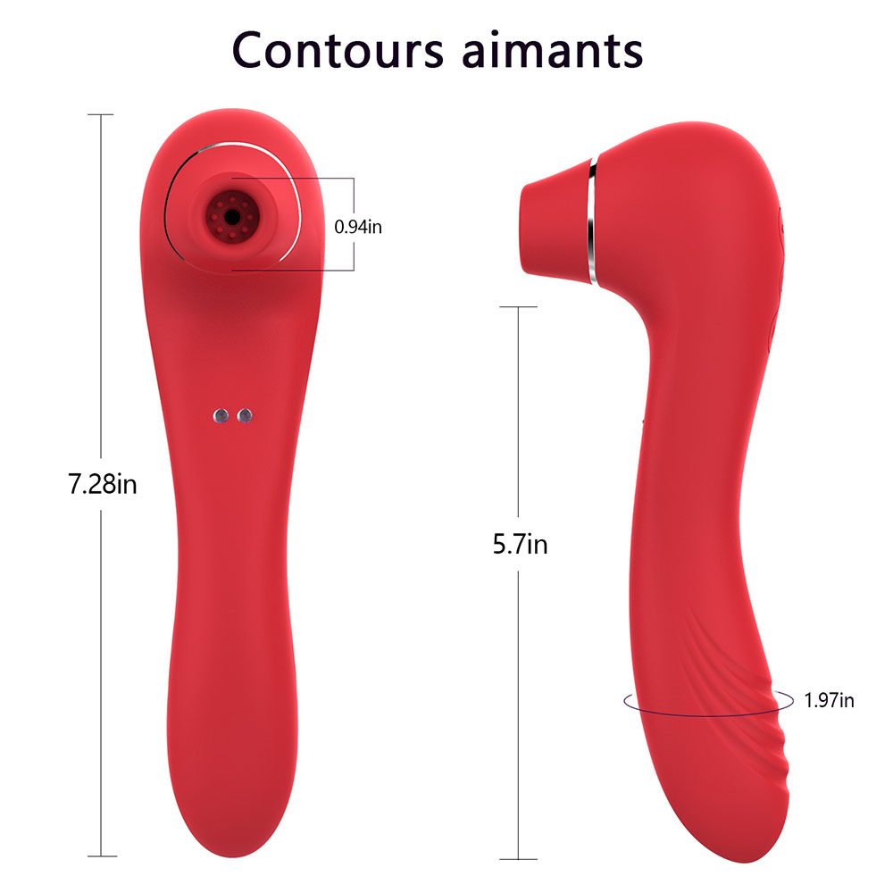 Suction Vibrator (4 × 19 cm)
