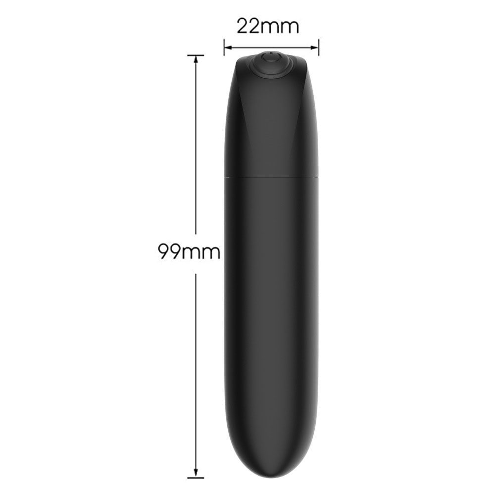 Mini vibrador tipo bala (99 × 22 mm)