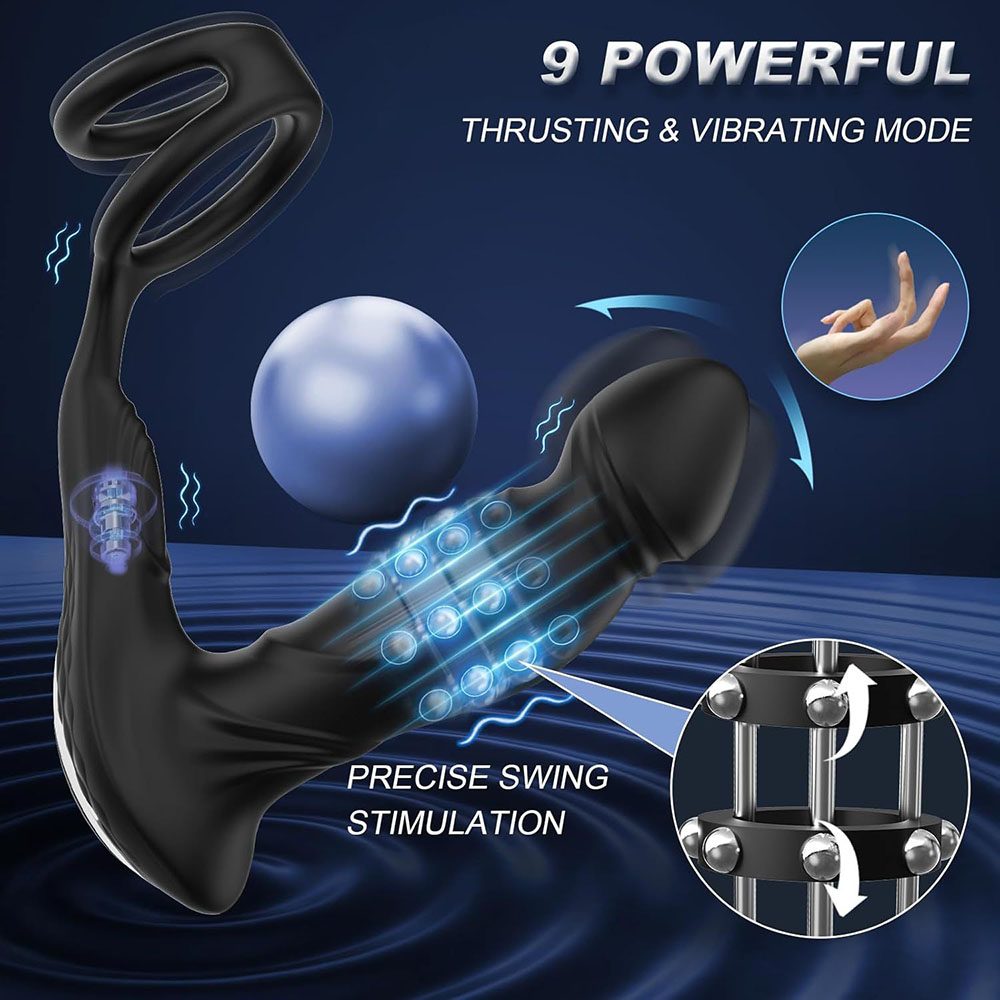 Telescopic Vibrating Anal Plug