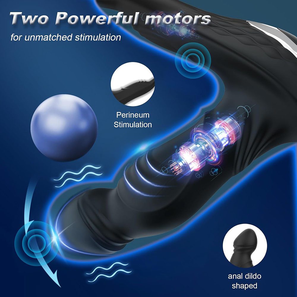 Telescopic Vibrating Anal Plug