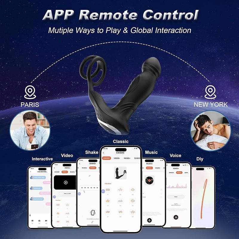 Telescopic Vibrating Anal Plug