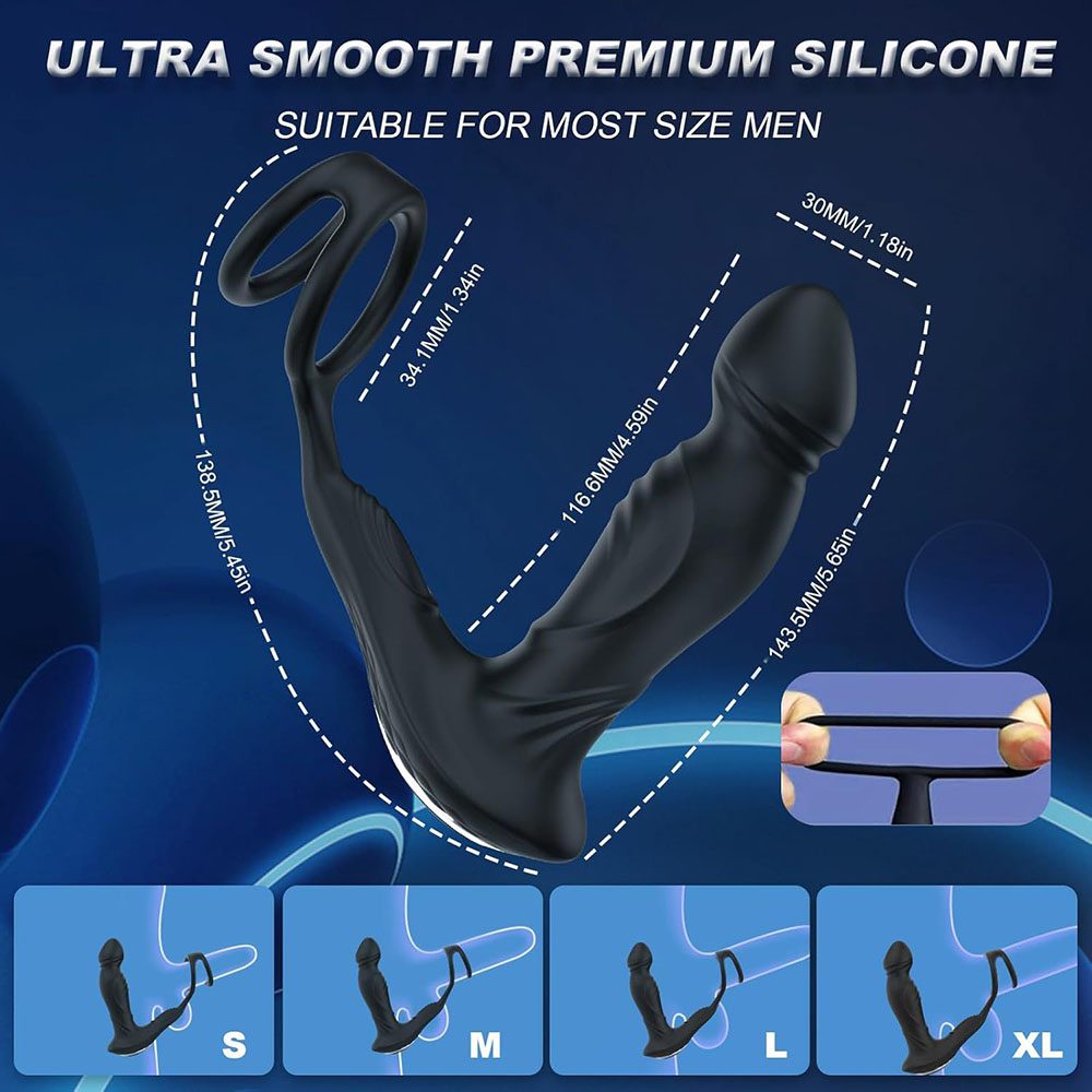 Telescopic Vibrating Anal Plug