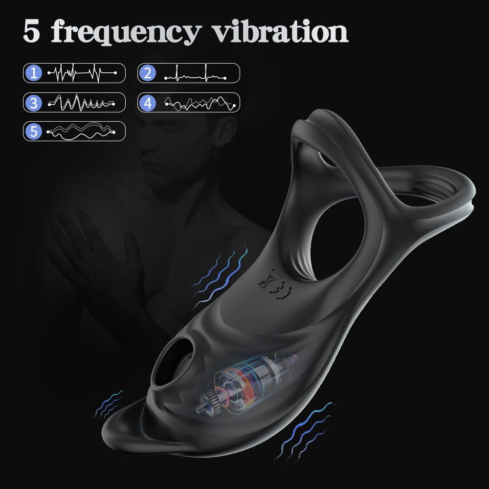 Vibrating Cock Ring (10.7 × 3.3 × 3.6 cm)