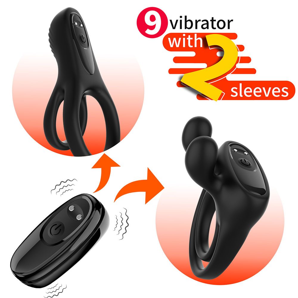Vibrating Cock Ring (2-piece set)