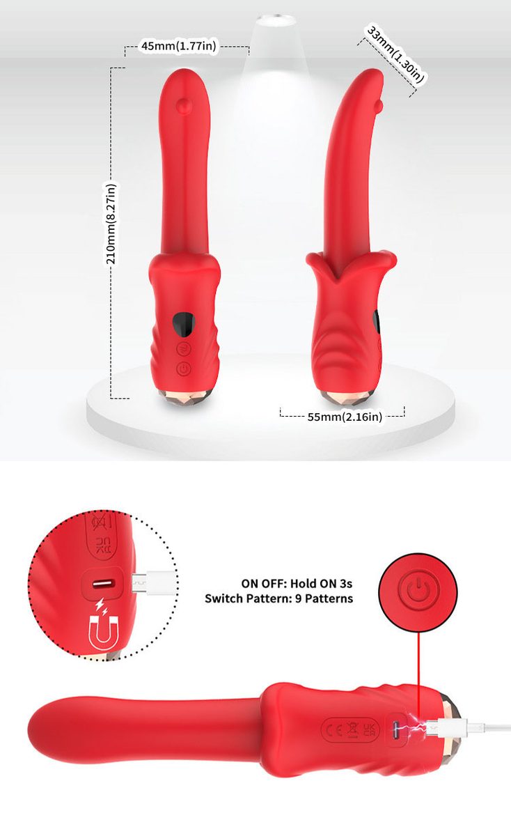 Masajador de varilla – rojo