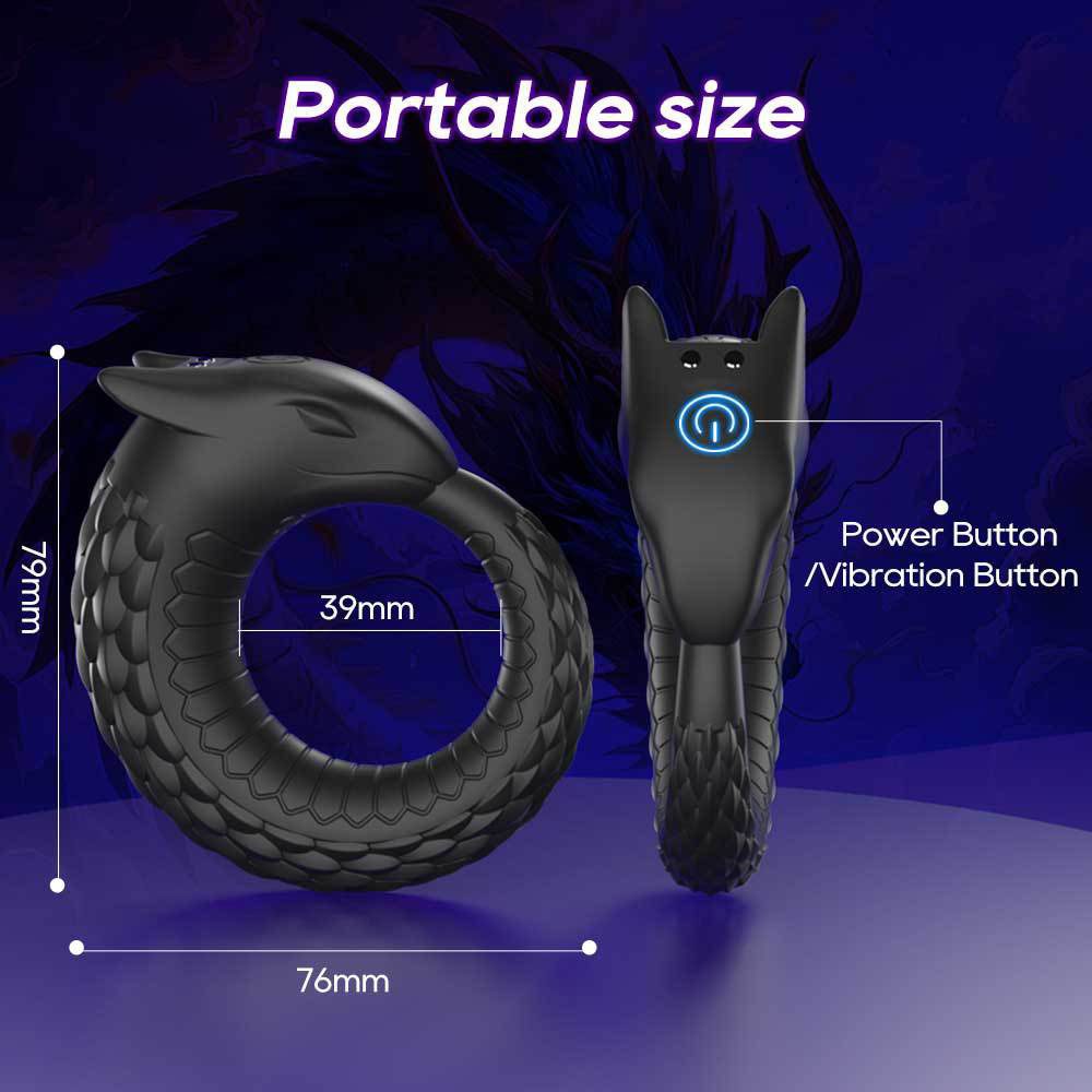 Vibrating Cock Ring (7.9 × 7.7 × 3.9 cm)