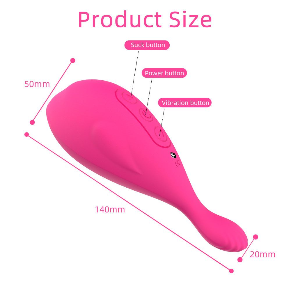 Suction Vibrator – Pink or Magenta