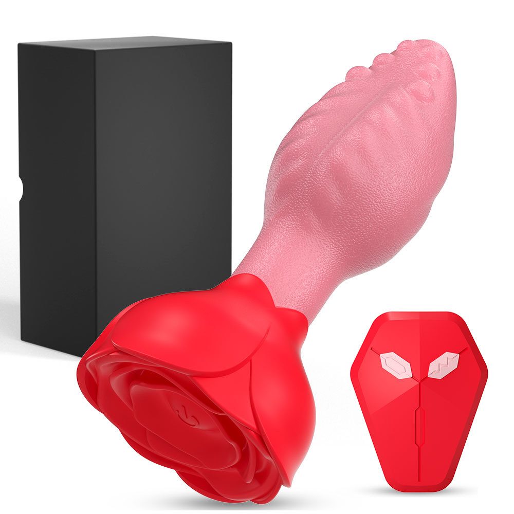 Vibrating Anal Plug – Red