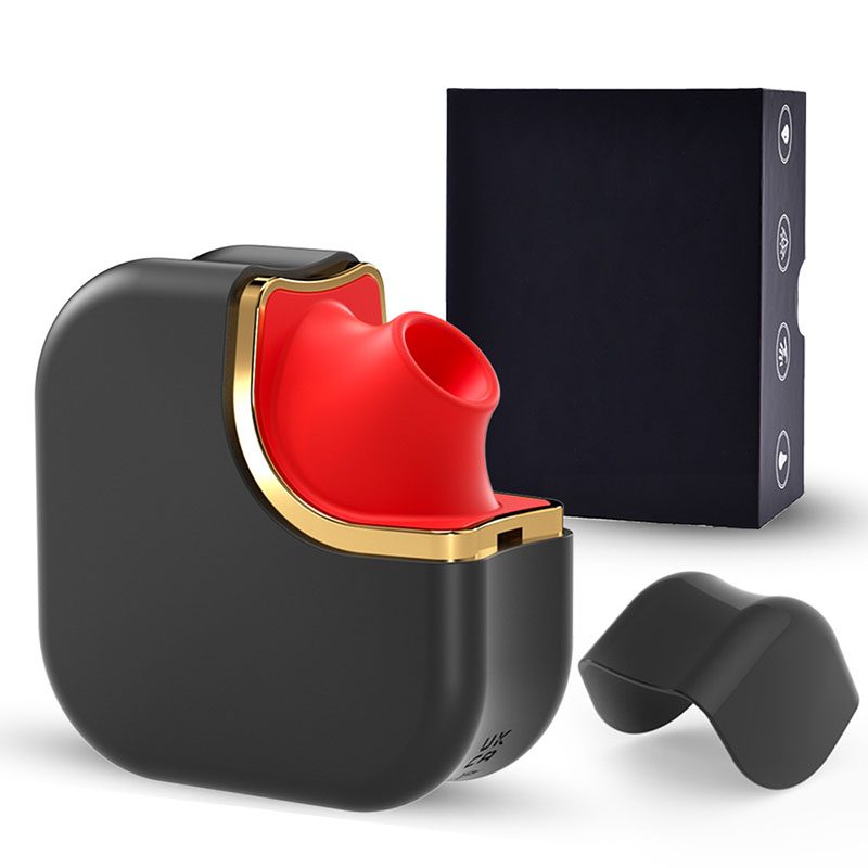 Vibratore con ventosa – Nero