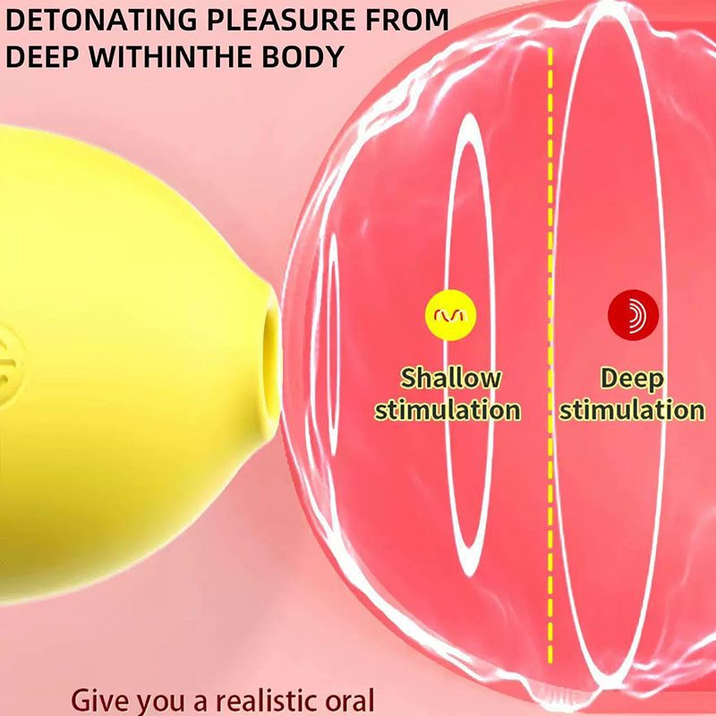 Lemon Suction Vibrator