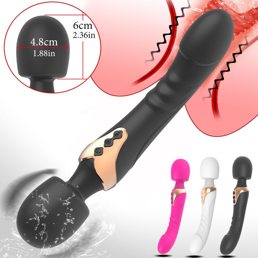 Vibrador doble (253 × 37 × 48 mm)