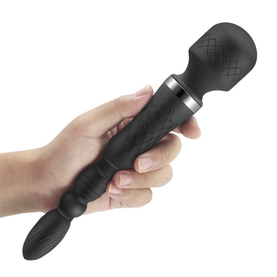 Vibratore doppio – Nero