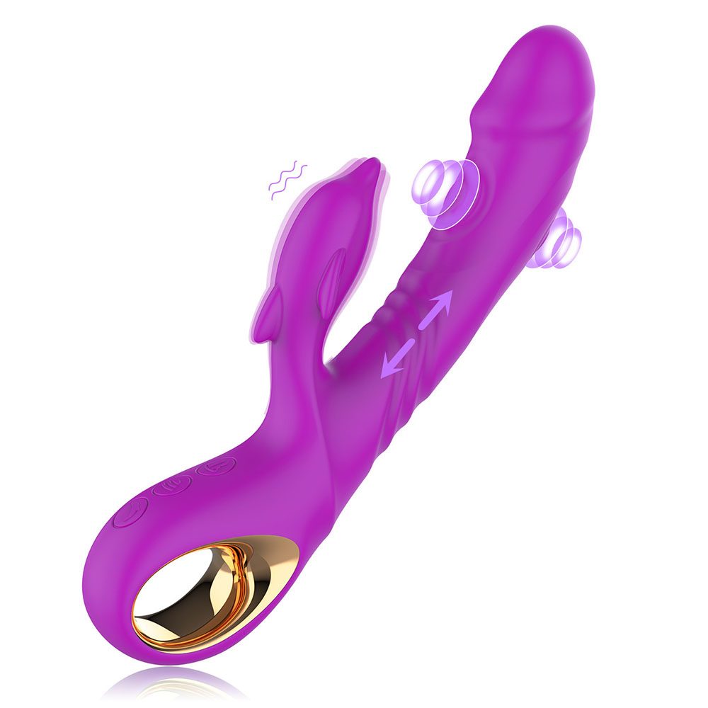 Massage Rabbit Vibrator in Silicone & ABS
