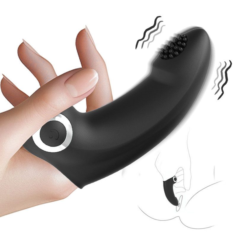 Vibratore per dito vibrante in silicone & ABS