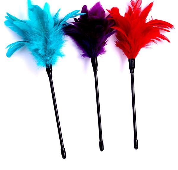 Cosquillas con plumas